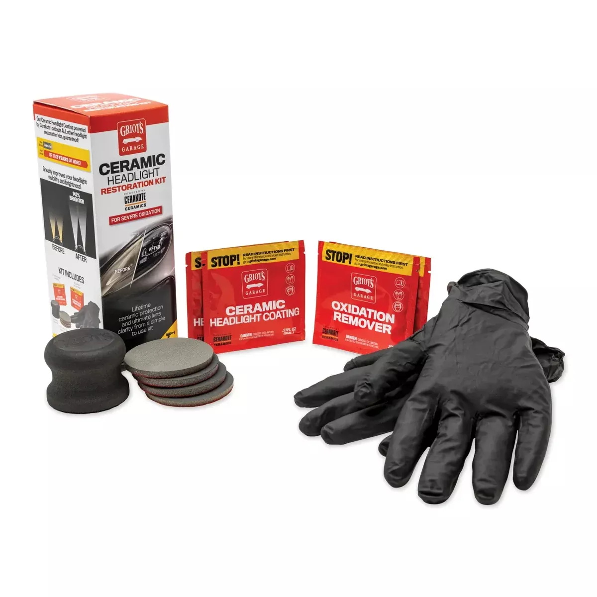 Griot’s Garage Ceramic Headlight Restoration Kit – Severe
