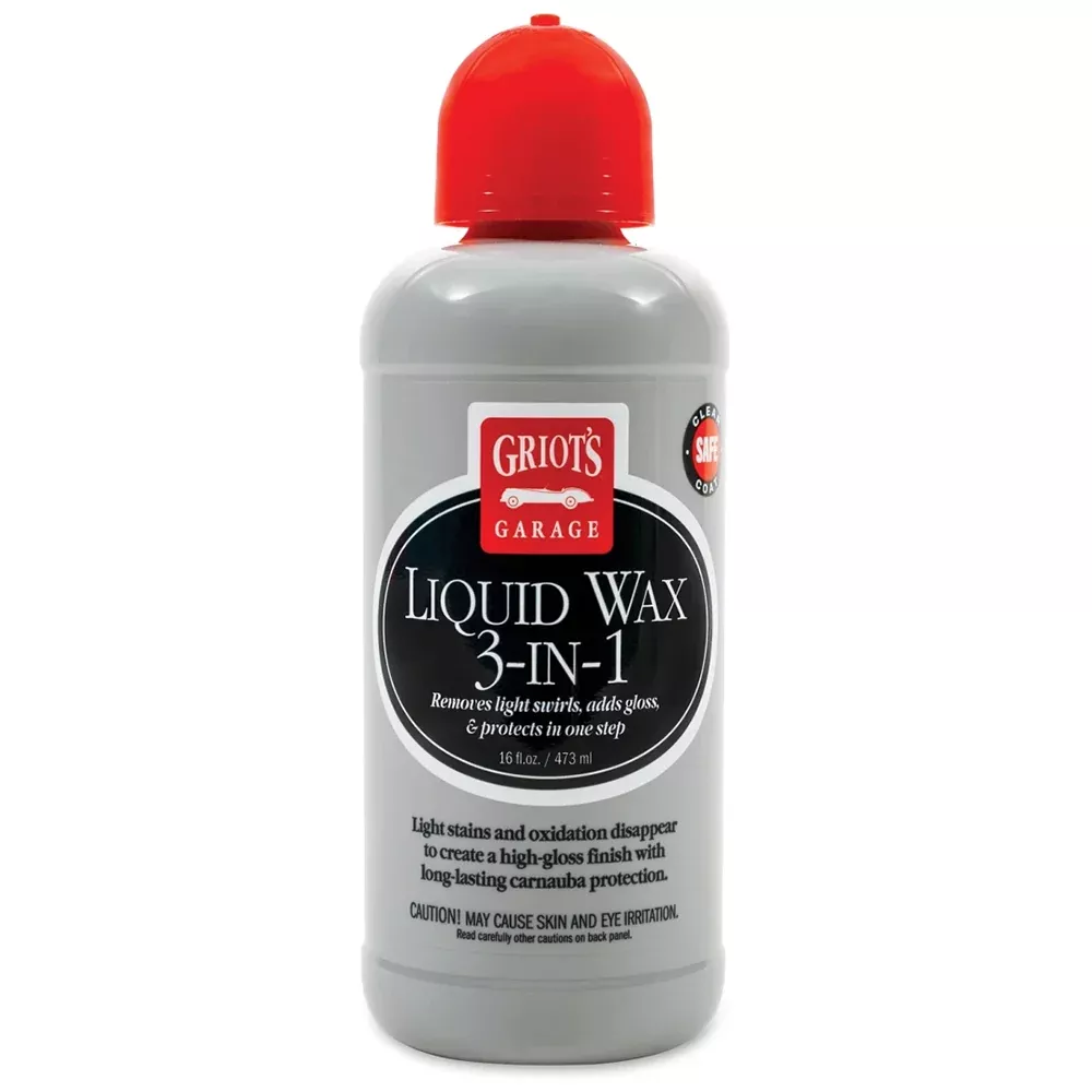 Griot’s Garage Liquid Wax 3-in-1 – 16 oz