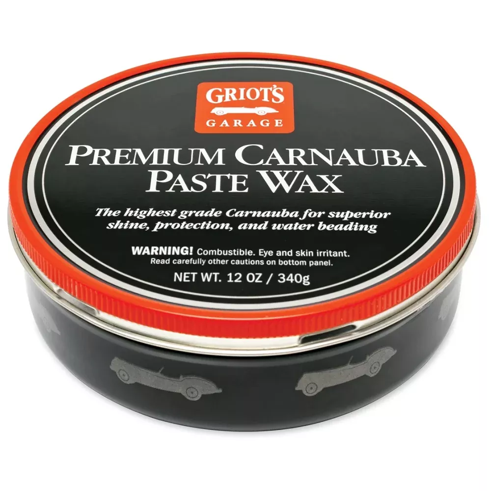 Griot’s Garage Premium Carnauba Paste Wax – 12 oz