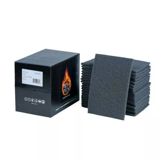 HIGH TECK 6 IN X 9 IN ULTRA FINE GRAY SCUFF PAD, 20 PC