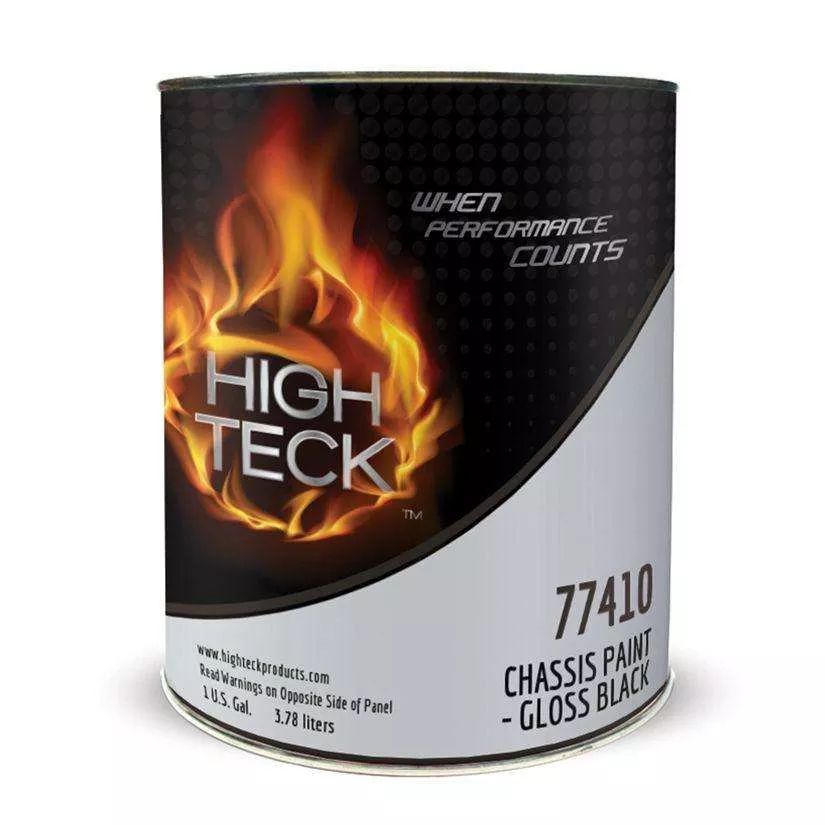 HIGH TECK 77410 GLOSS BLACK CHASSIS PAINT, GALLON