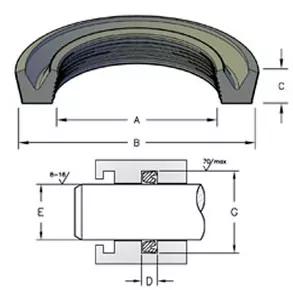 HMU HOMOGENEOUS ROD U-SEALS