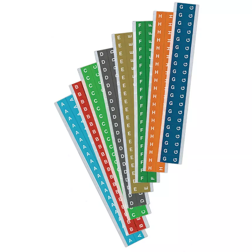 Horizontal/Vertical Repair Order Jacket Labels - Alpha Series Refills