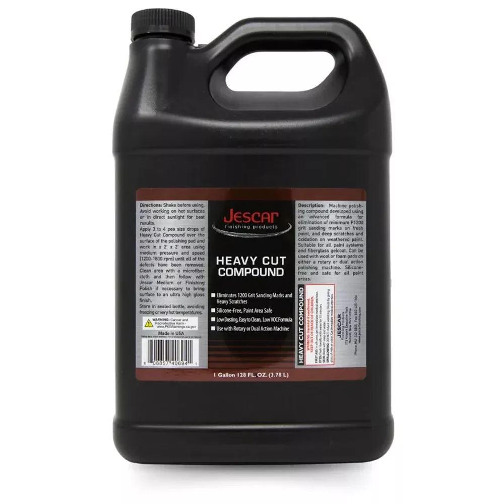 Jescar Heavy Cut Compound – 1 gal