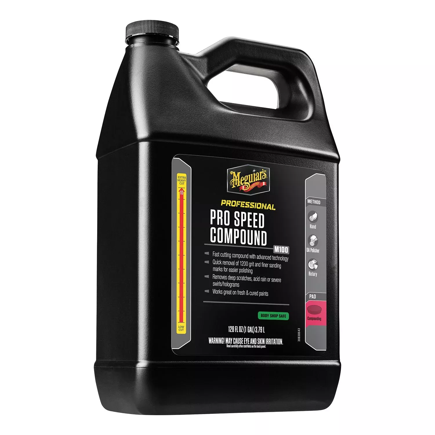 Meguiar’s Mirror Glaze Pro Speed Compound, Clear, Liquid, Compound