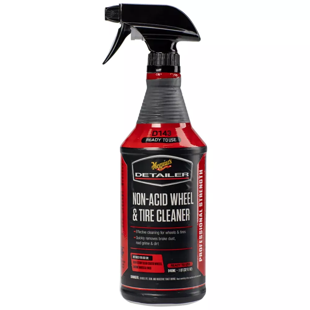 Meguiar’s Non-Acid Wheel & Tire Cleaner D143 – 32 oz