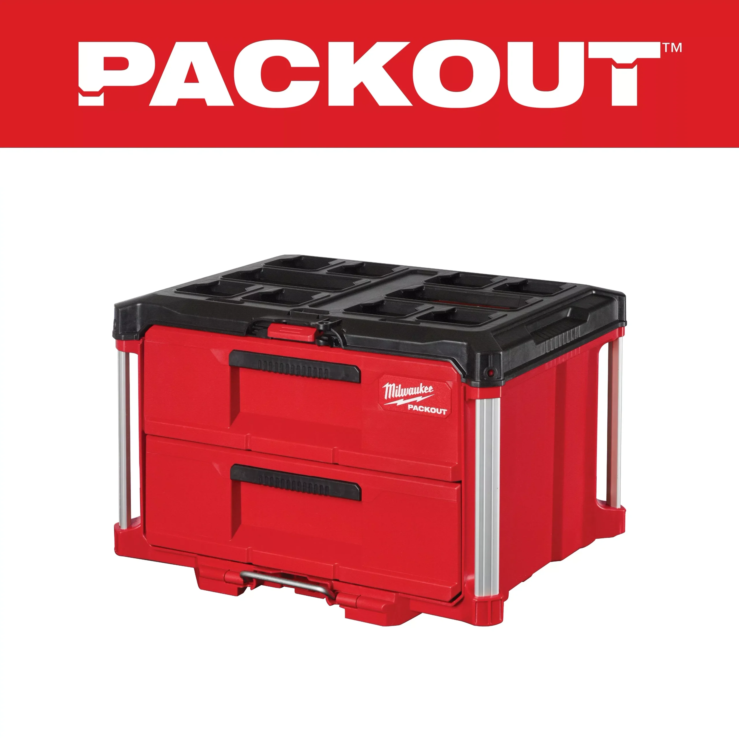 Milwaukee PACKOUT™ 2-Drawer Tool Box