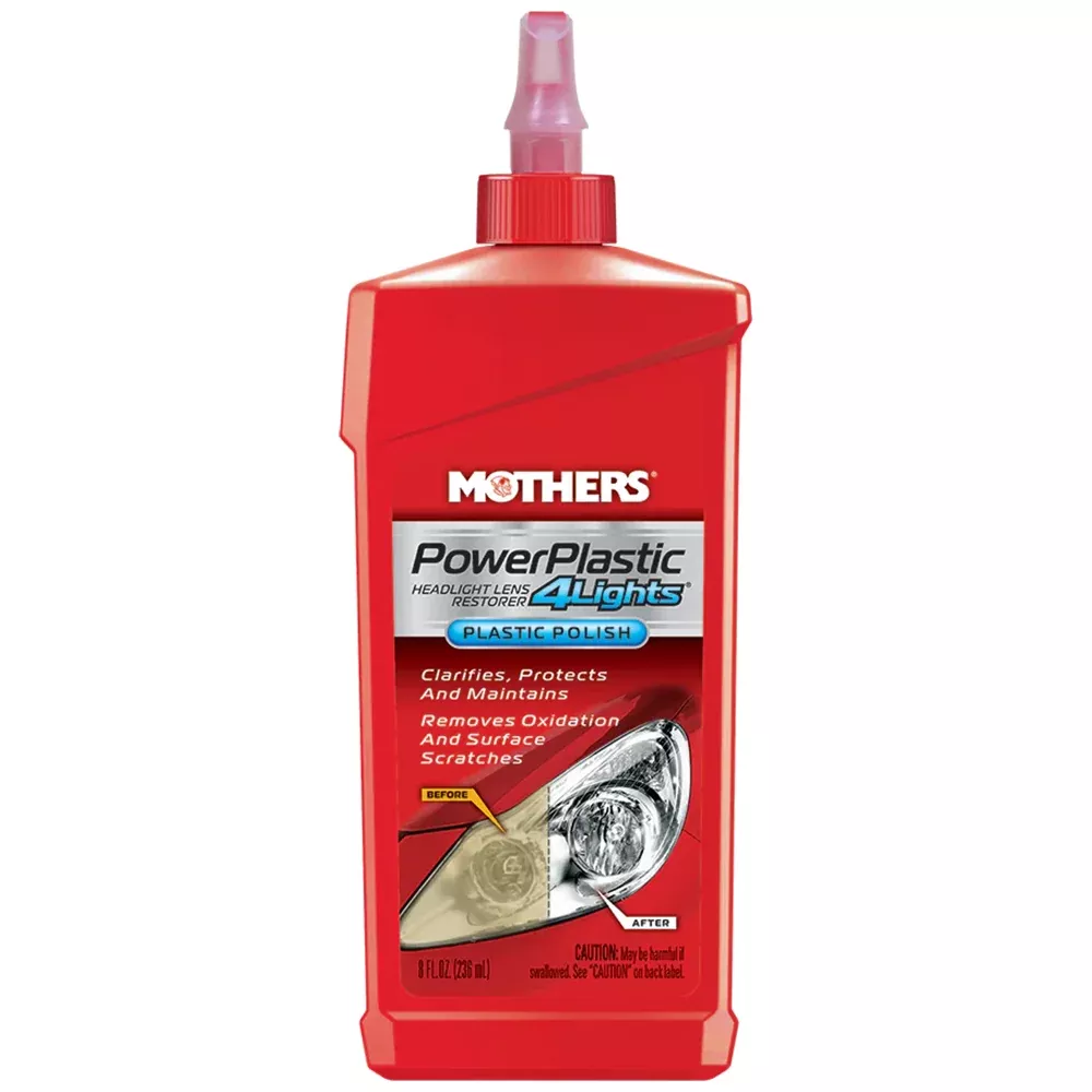 Mothers PowerPlastic 4Lights Plastic Polish – 8 oz