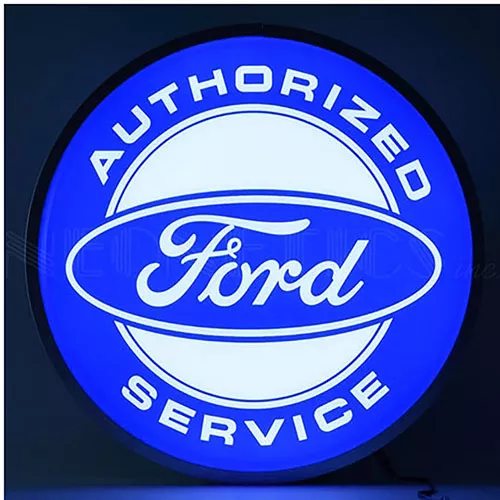 Neonetics Ford Authorized Service 15″ Backlit LED Lighted Sign – 7FORDS