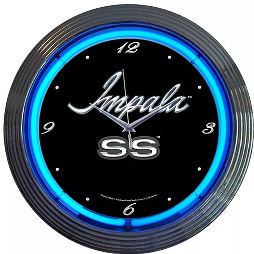 Neonetics GM Impala Neon Clock (Chevy)