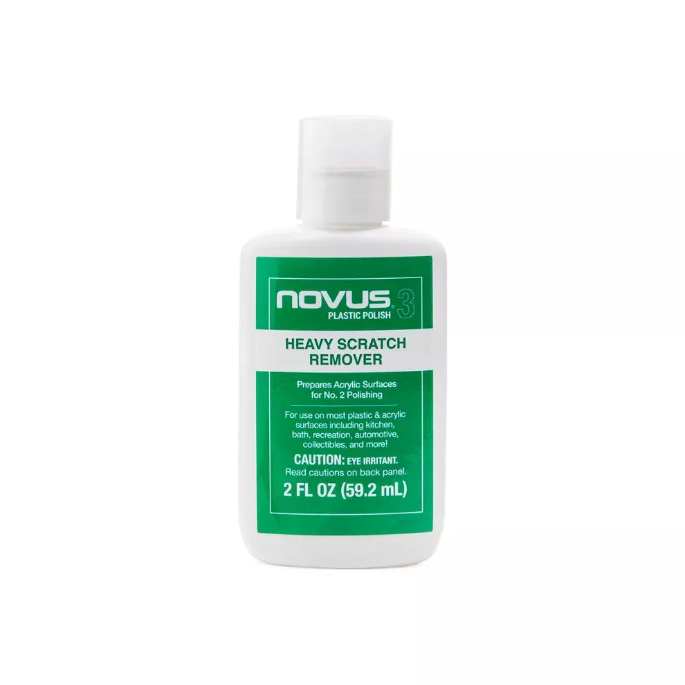NOVUS Plastic Polish #3 – Heavy Scratch Remover – 2 oz