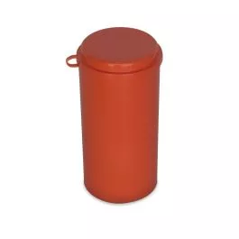 Plastic Cylinder Mold, 4 x 8 – 36 Per Case, with Attached Lid