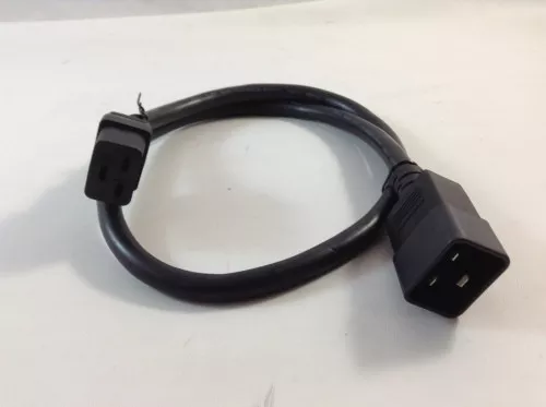 POWER CORD IEC-320 C19 AND IEC-320 C20 BLACK 3 FT