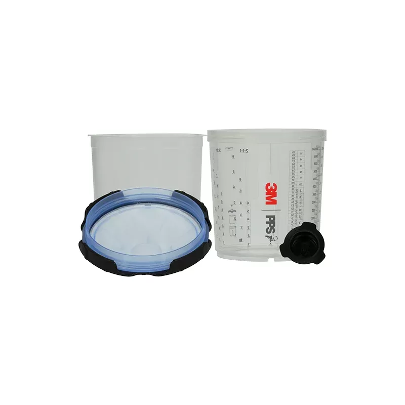 PPS Series 2.0 Spray Cup System Kit, , Standard (22 fl oz, 650 mL), 125 Micron Filter, 1 Kit/Case 3M.26301