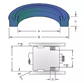 PU PISTON U-SEALS
