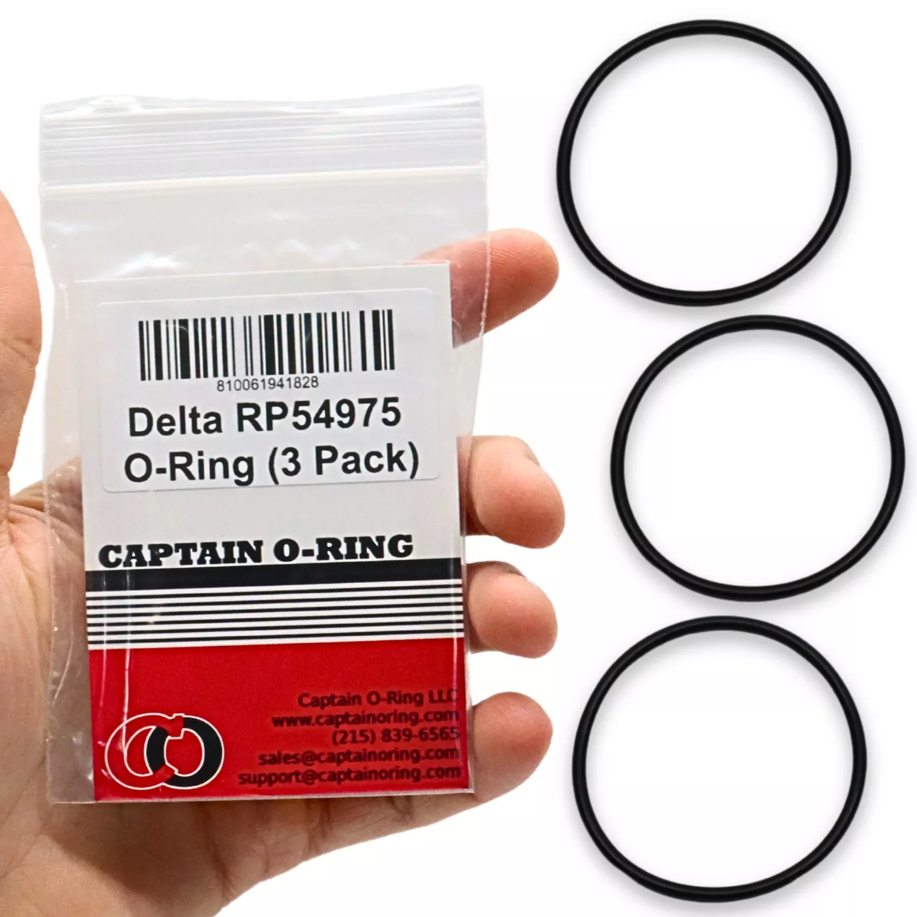 RP54975 / 54975 O-Rings for select Delta Faucets (3 Pack)