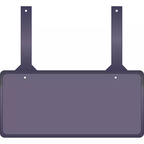 Rubber License Plate Holder