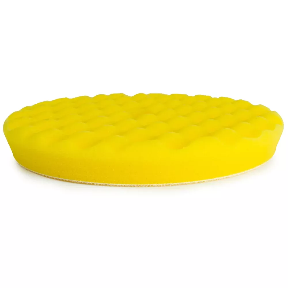 RUPES Rotary Waffle Fine Foam Polishing Pad – 6.5 inch – Yellow
