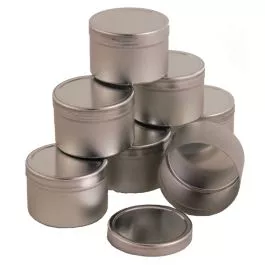 Sample Can with Lid, Tin, 16 oz - 12 per pkg