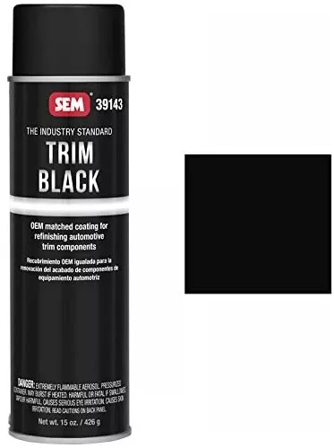 SEM Trim Black Aerosol CASE Of 12 SEM39143
