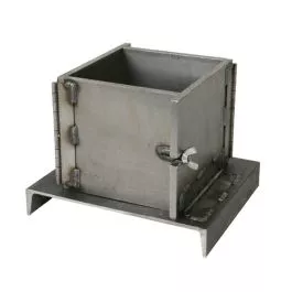 Single Cube Mold, Steel, 6 inch