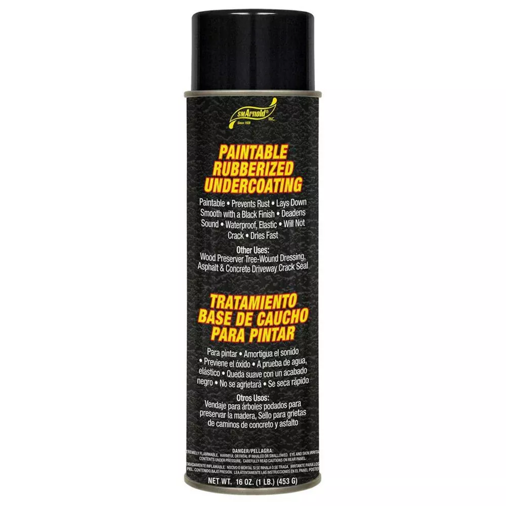 SM Arnold Paintable Rubberized Undercoating - 16 oz