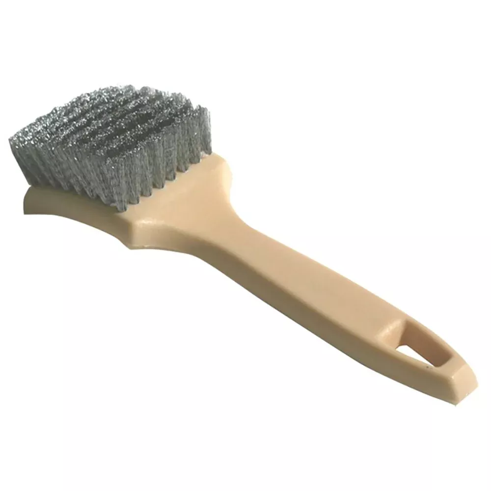 SM Arnold Professional Whitewall/Sidewall Tire Brush – Steel Wire Bristles