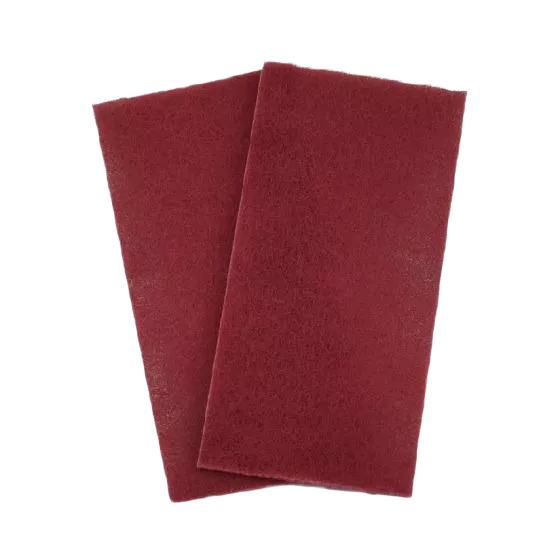 SPTHINR THIN RED SCUFF PAD, 4-1/2″ X 9″