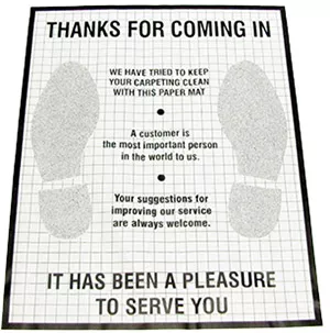 Stinger Chemical Light Poly Floor Mats – Durable, Plastic-Coated Protection for Auto Interiors (500 Box)