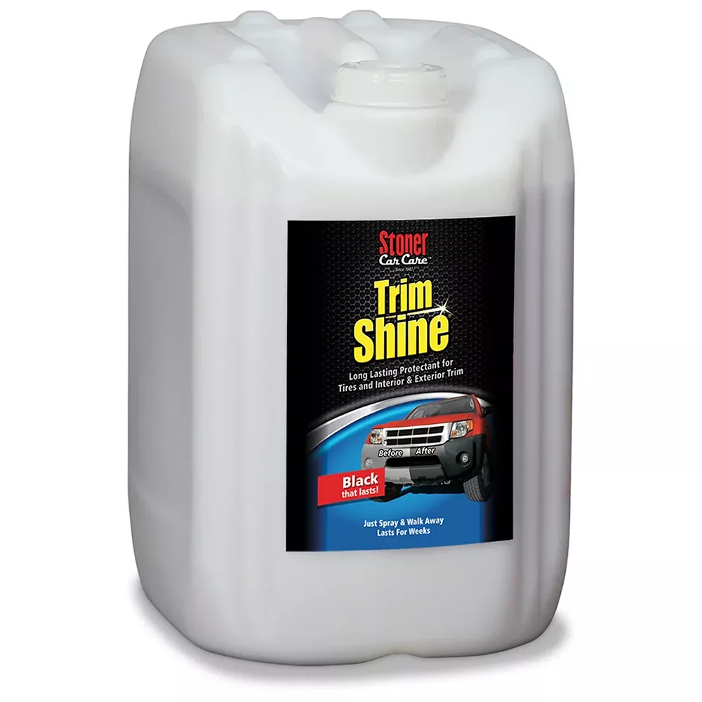 Stoner Trim Shine – Long Lasting Protectant for Tires & Interior Trim – 5 gal