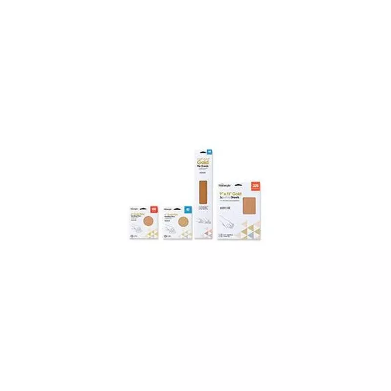 Sunmight Gold 9 × 11-Inch Sheets, P80 Retail Pack