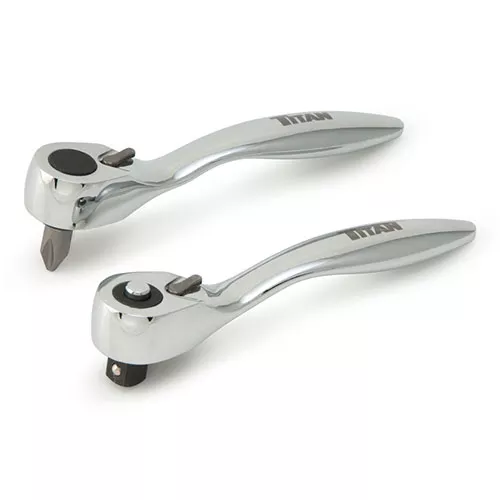 Titan Tools 2pc Offset Micro Bit Driver and Ratchet - 11203