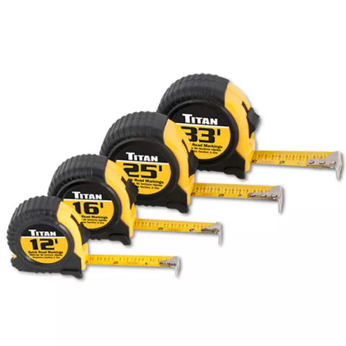 Titan Tools 4pc Tape Measure Set – 10902