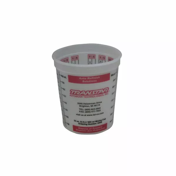 Transtar 6350C Disposable Mixing Cup – 32 Oz