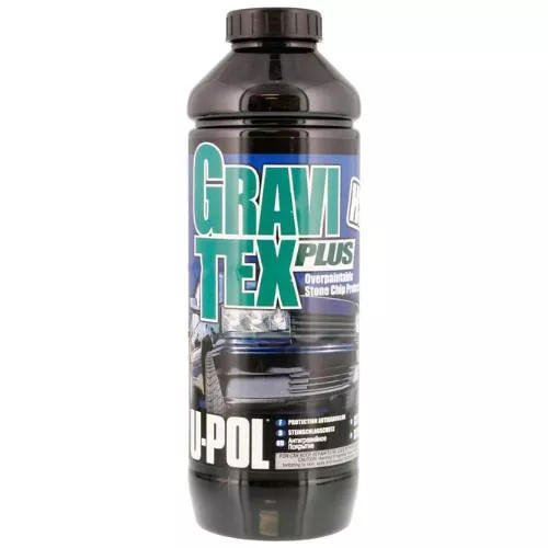 U-POL GRAVITEX PLUS 0722 WHITE STONE CHIP PROTECTOR 1L BOTTLE