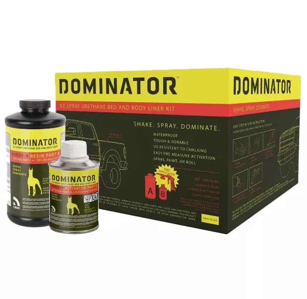 USC DOMINATOR 2100-2 Urethane Truck Bed Liner Kit, Tintable