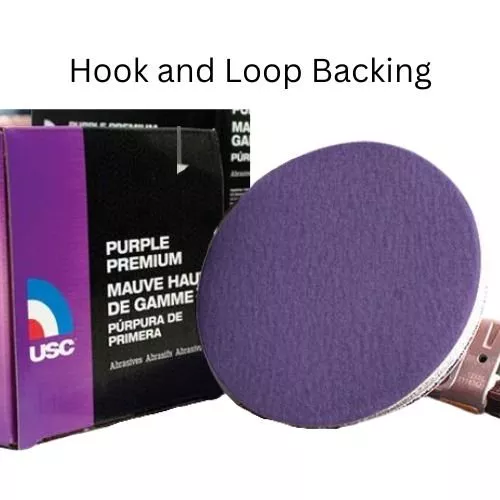 USC PURPLE PREMIUM 180 GRIT 6 IN GRIP SANDING DISC #991410, 50 PC