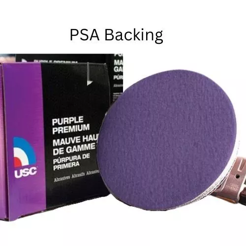 USC PURPLE PREMIUM 320 GRIT 6 IN PSA SANDING DISC #991314, 50 PC