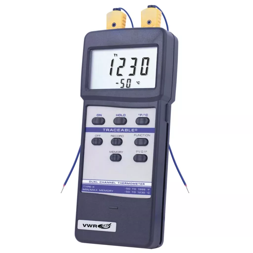 VWR Dual Channel Thermometer