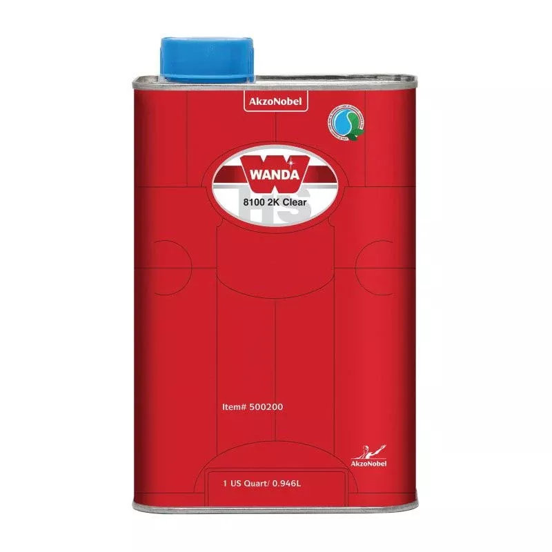 WANDA 8100 2K Clearcoat, NA, 1 US Quart, 500200