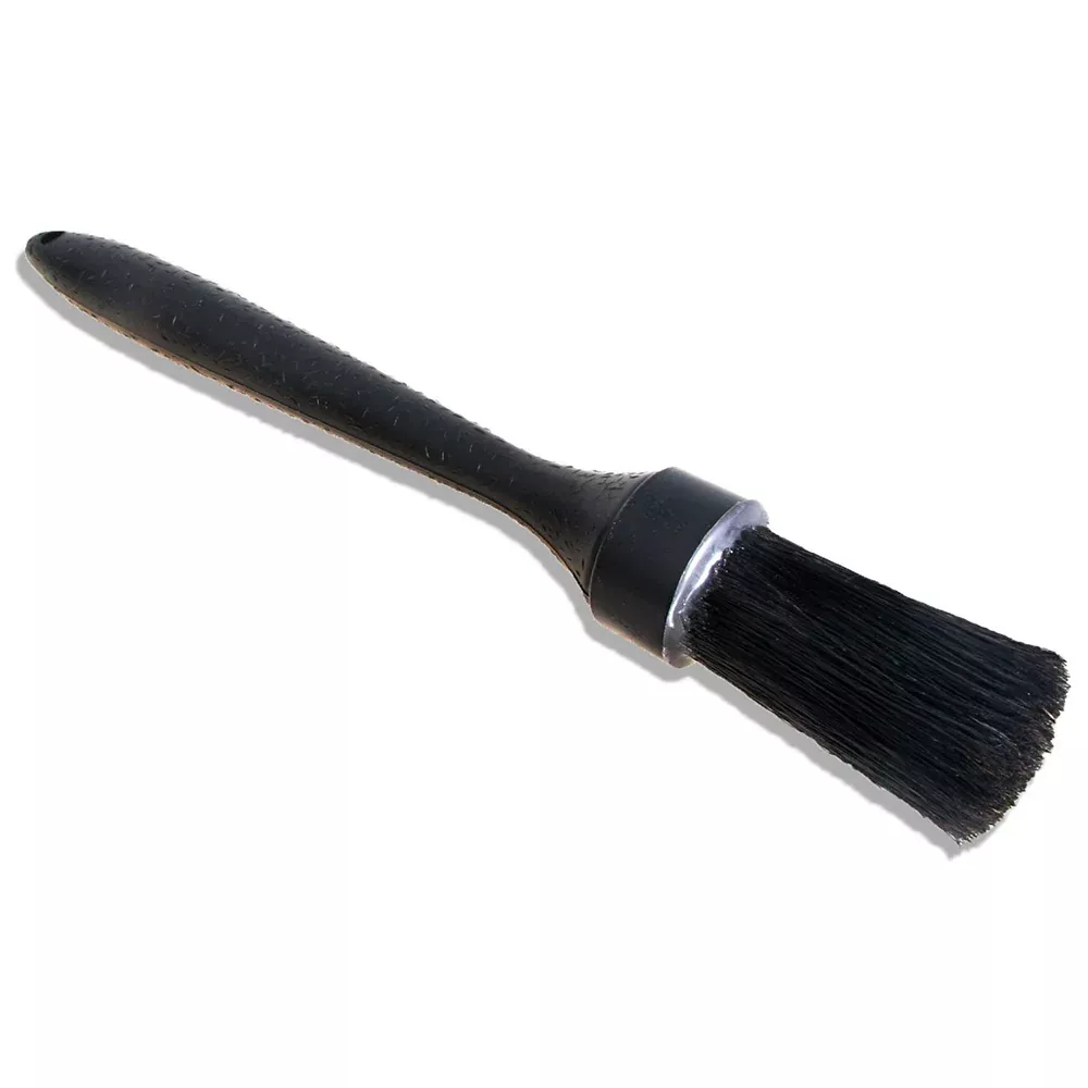 Wheel Woolies Boar’s Hair Detail Brush – 1″ Diameter – Black
