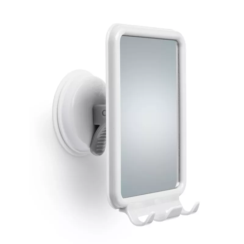 White Shatterproof Shower Mirror For Bathroom Use