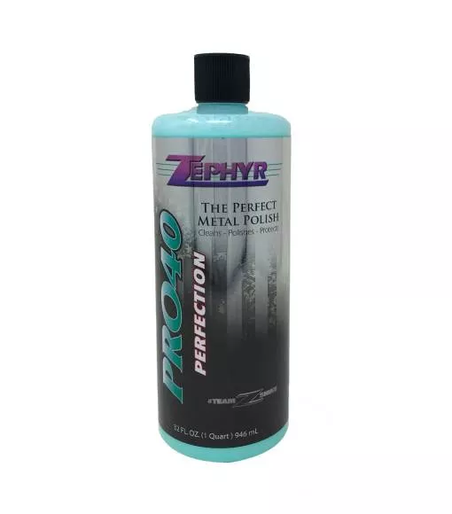 Zephyr Perfection Metal Polish 32oz – Bring Out a Brilliant, Mirror-Like Shine