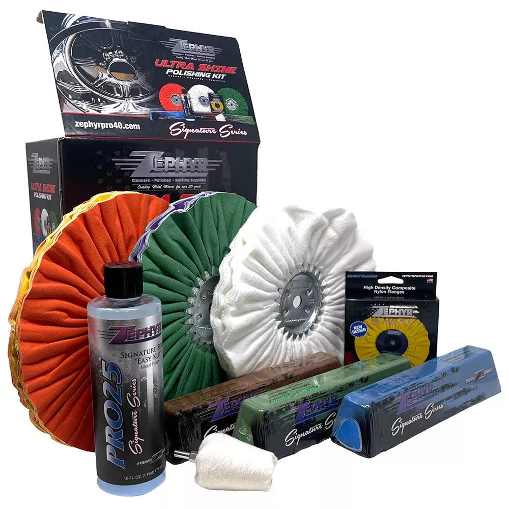 Zephyr Ultra Shine Metal Polishing Kit