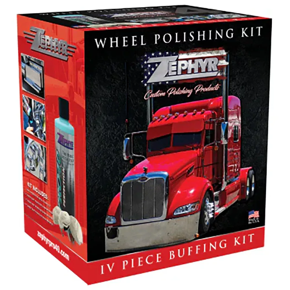 Zephyr Wheel Polishing Kit – 4-Piece Buffing Kit